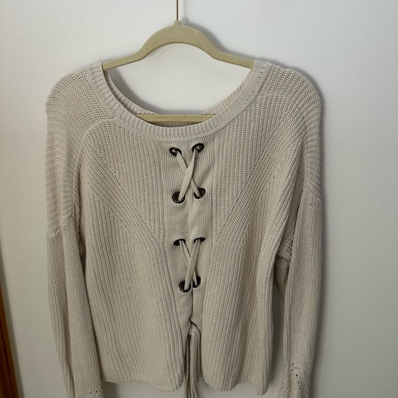 Lucky Brand Sweater with Tied Back - Picture 6 of 6